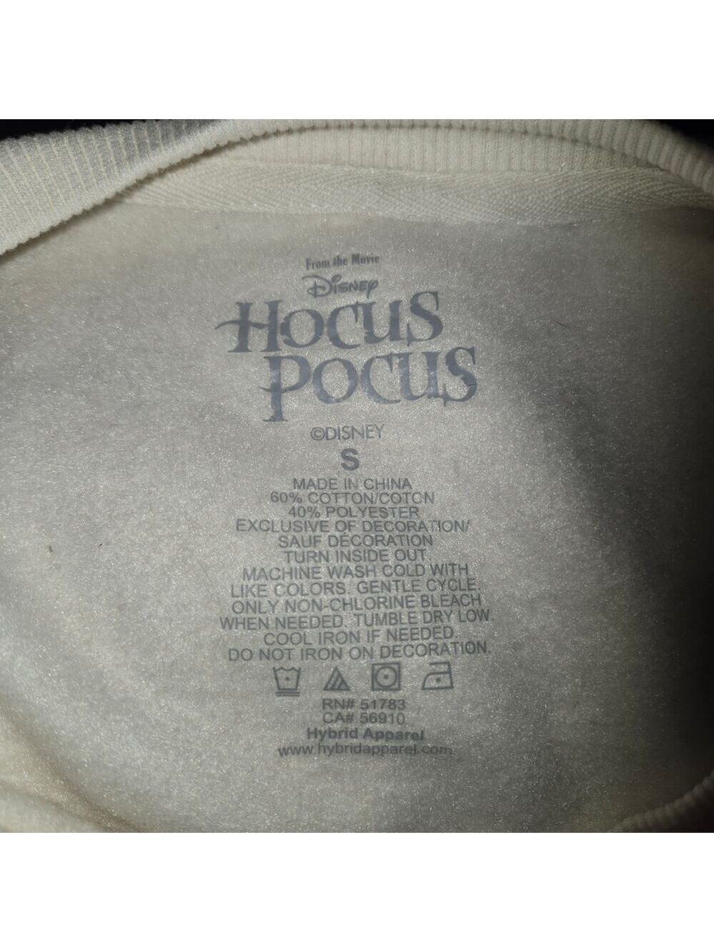 Disney Hocus Pocus Sanderson Sisters Sweatshirt S - Picture 3 of 11
